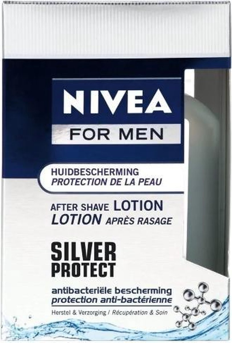 Goed opgeleid Dicteren Doodskaak Nivea After Shave Lotion Silver Protect - 100 ml - VoordeelBazaar